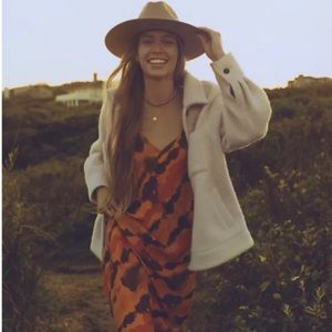 NWT Anthropologie Saturday Sunday Womens Marni Tie Dye Slip Midi Dress